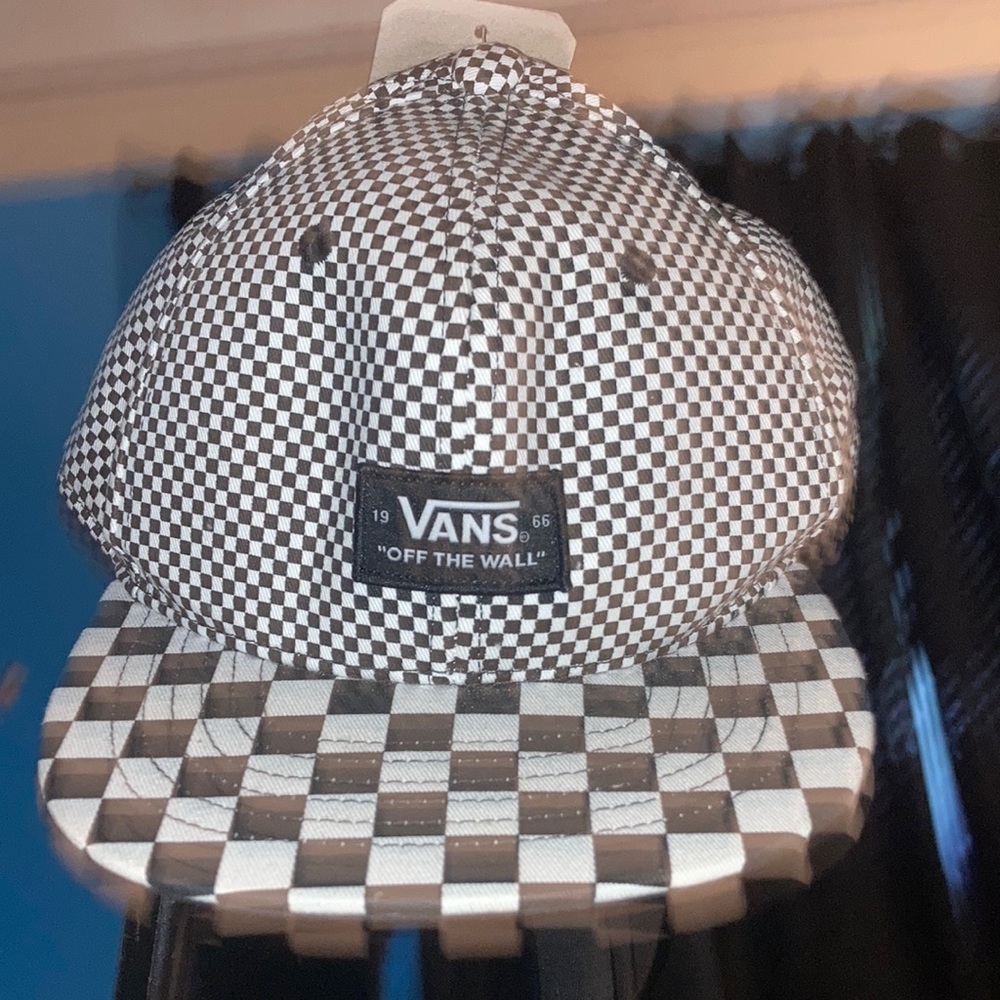 vans checkered hat